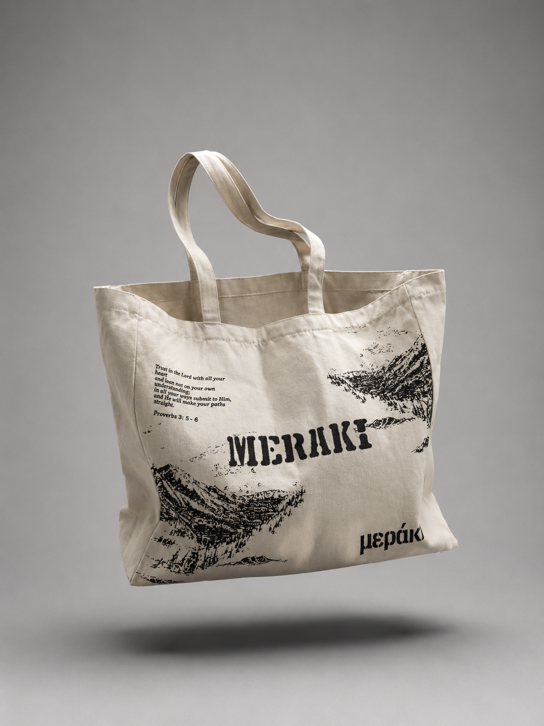 "Trust Beyond the Ridge” Tote Bag