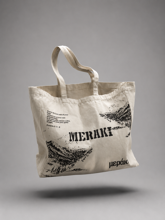 "Trust Beyond the Ridge” Tote Bag